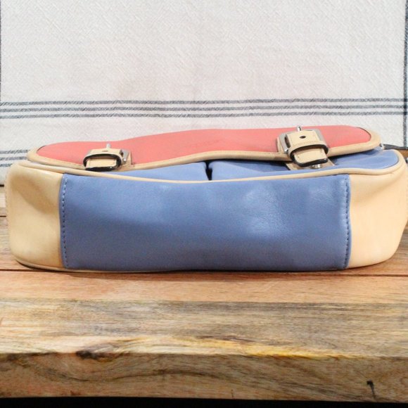 Coach Color Block Coral and Blue - Picture 4 of 5
